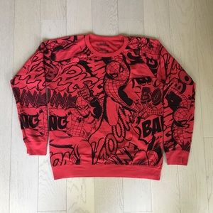 WeLoveFine Marvel Spider-Man Crewneck Sweatshirt